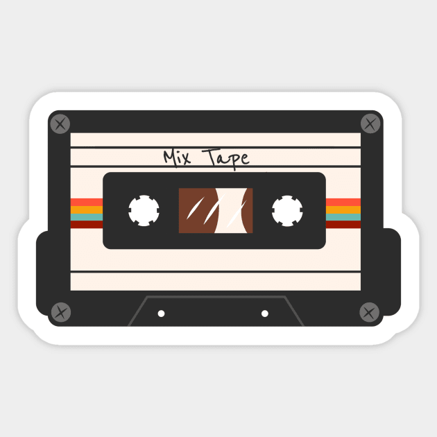 Mix Tape Sticker by panco